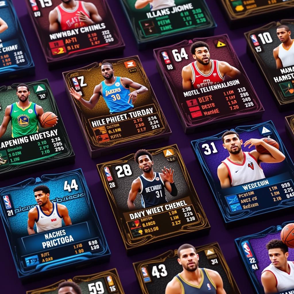 Collecting player cards in NBA Live Mobile