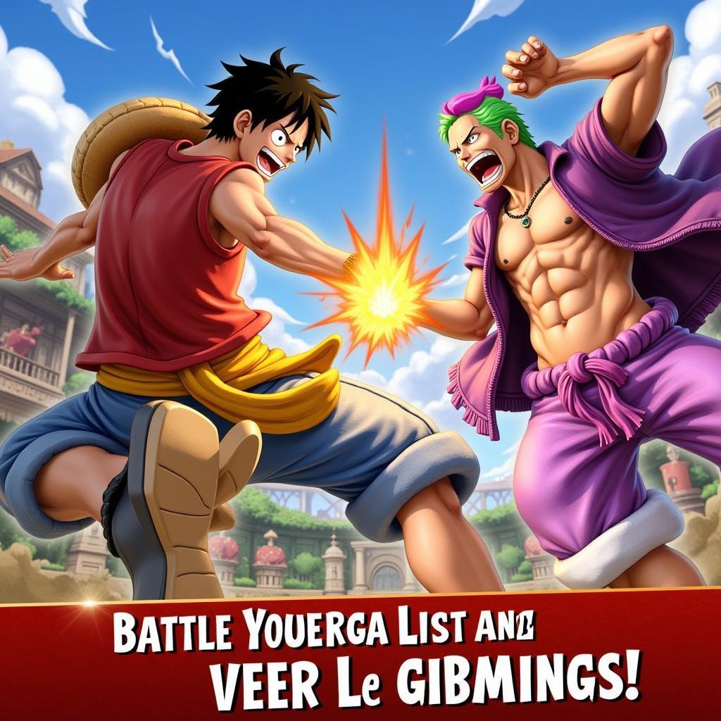 One Piece Burning Blood APK Gameplay Screenshot