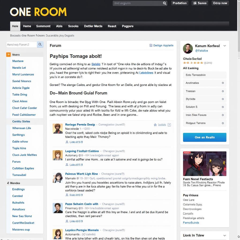 One Room APK Community Forum