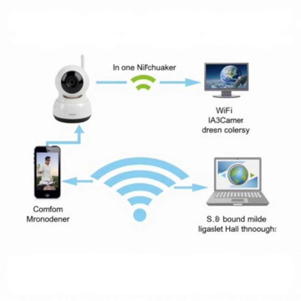 P2P Wifi Cam Setup Diagram