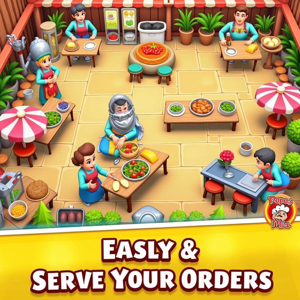 Papa's Taco Mia Mod Apk Gameplay Screenshot