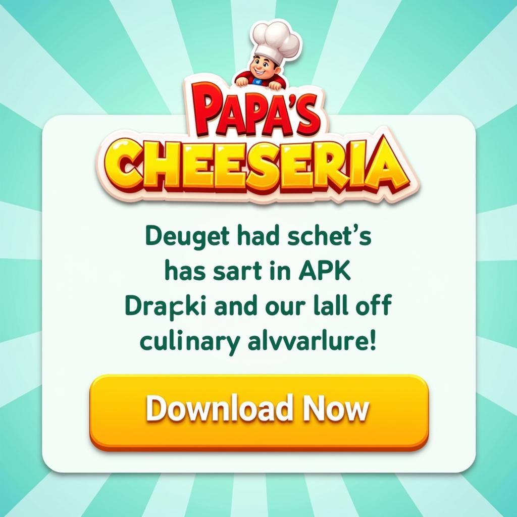 Papa's Cheeseria APK Download Button