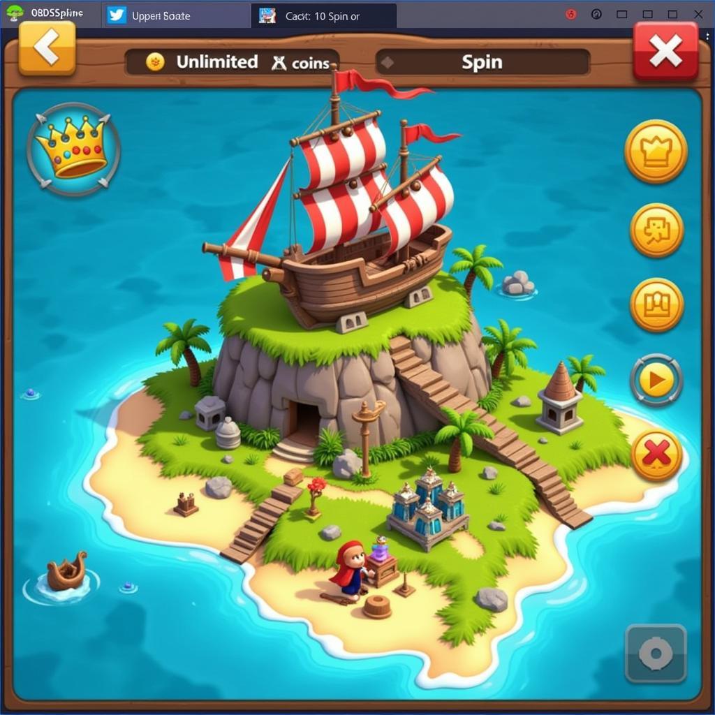 Pirate Kings Mod Apk Gameplay Screenshot