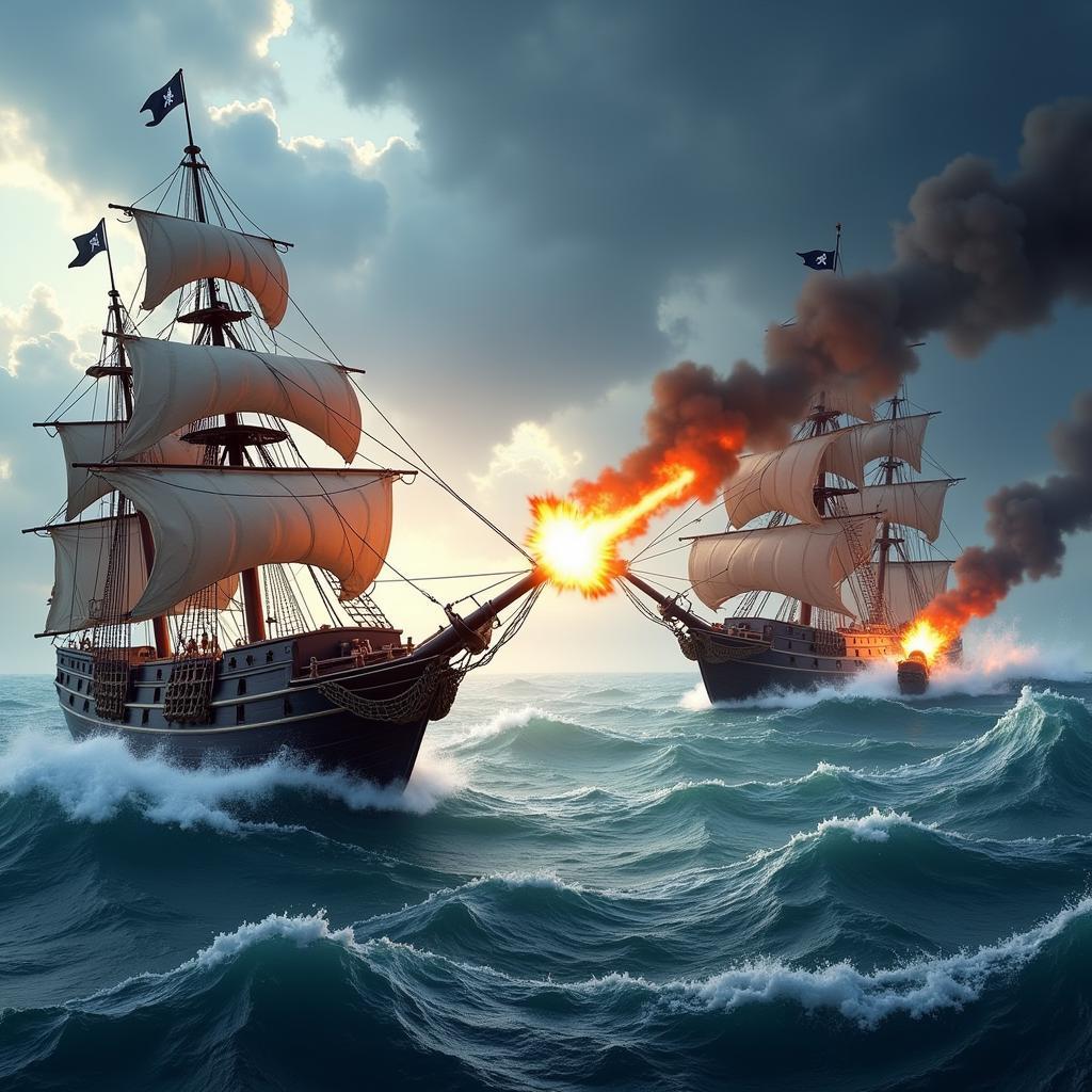 Epic Naval Battle in Pirate Legends APK