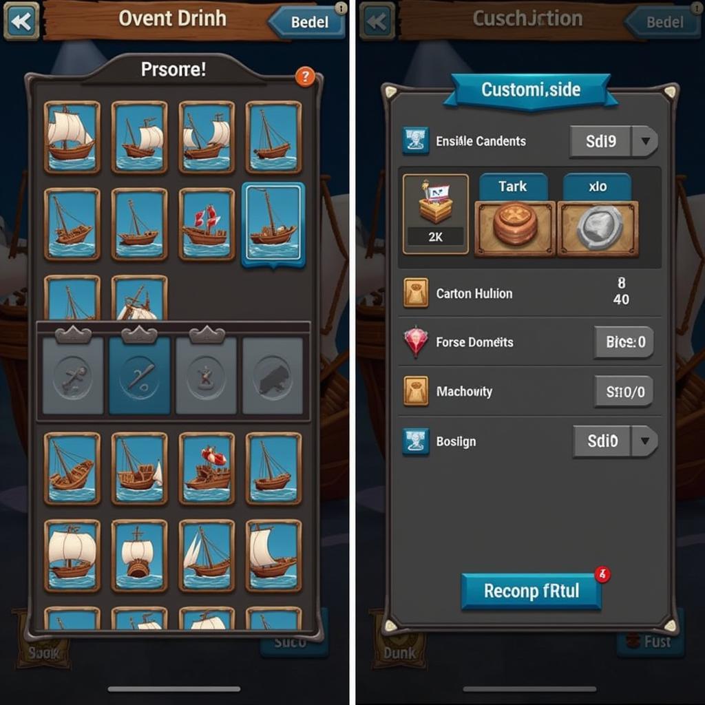 Customizing Your Ship in Pirate Legends APK