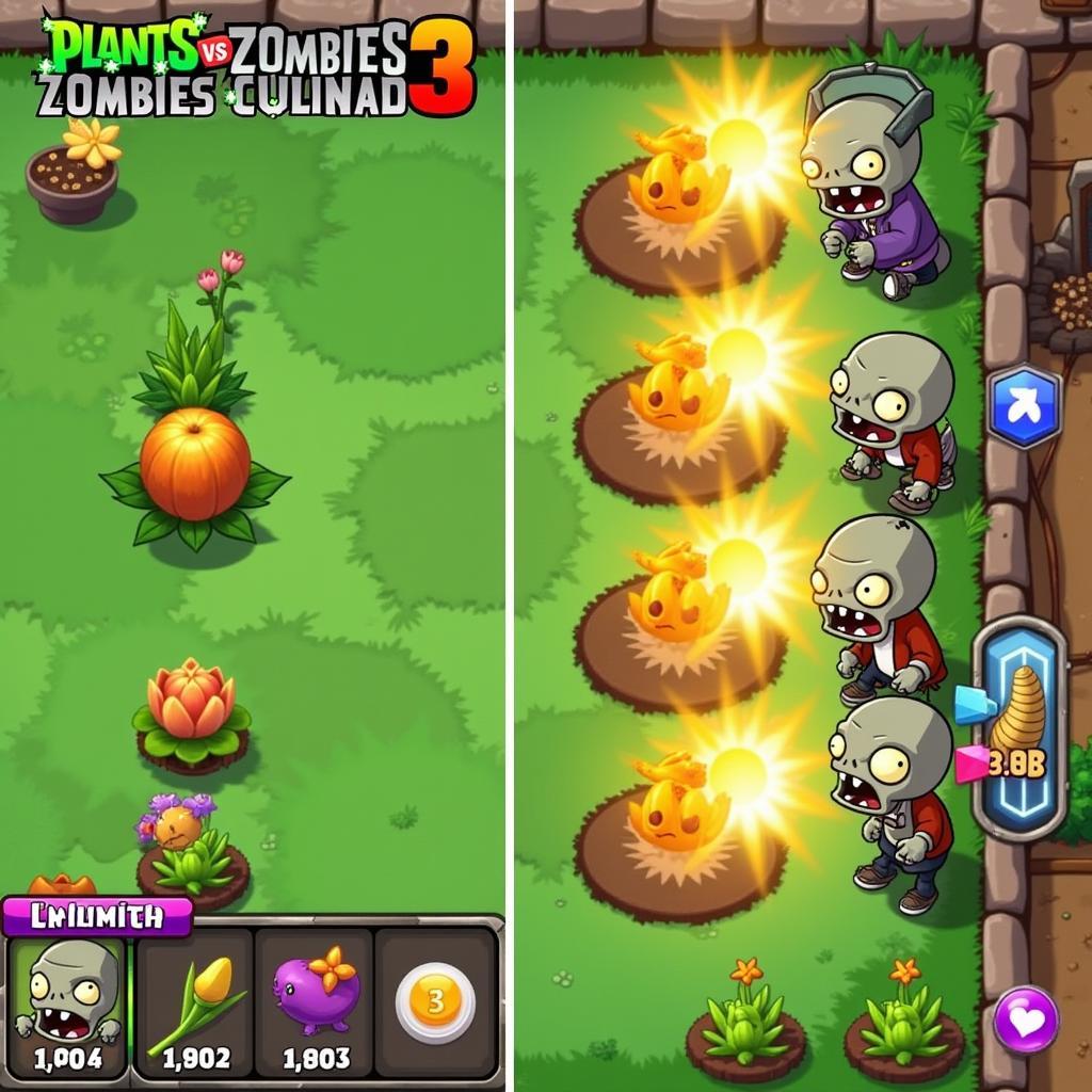 Plants vs Zombies 3 Mod APK Gameplay