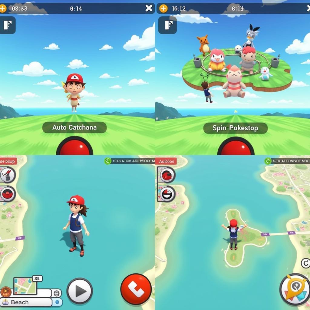 Pokemon Go bot gameplay screenshot