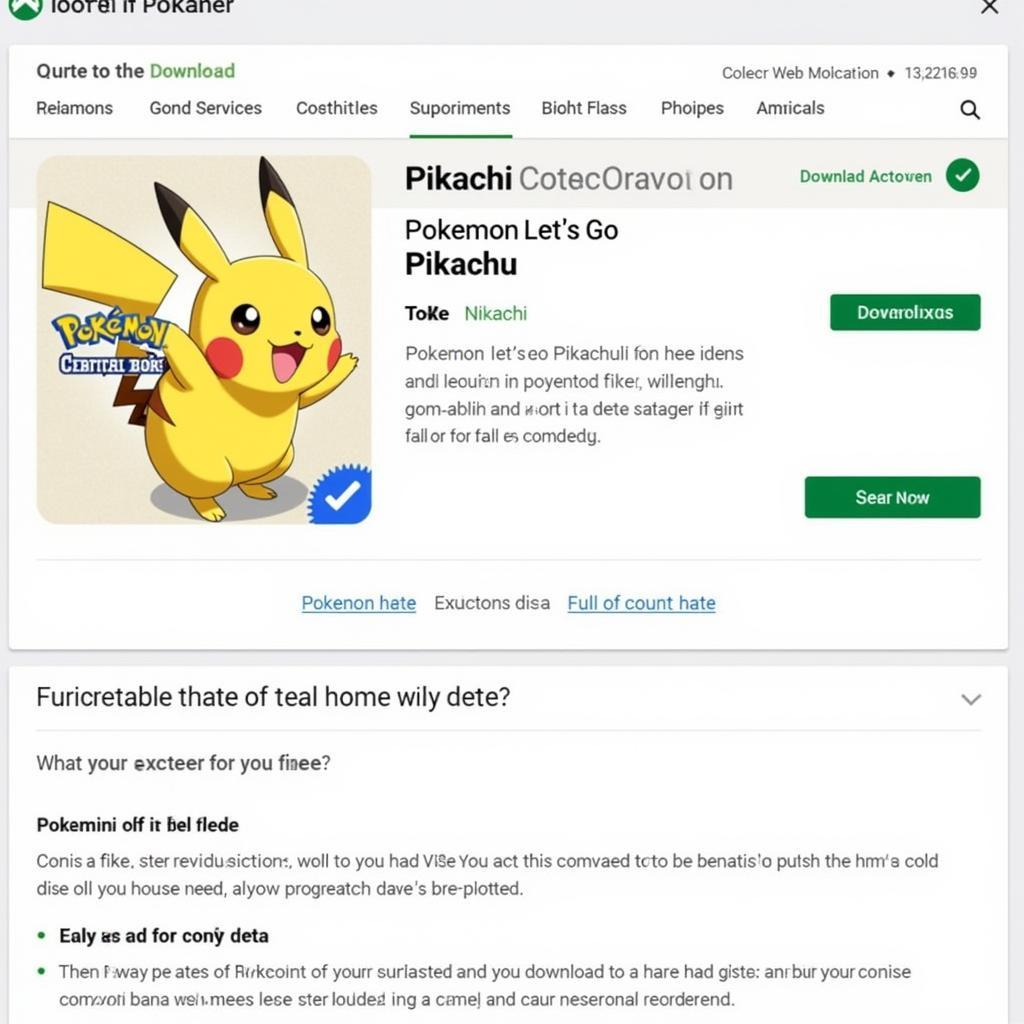 Download Pokemon Let's Go Pikachu