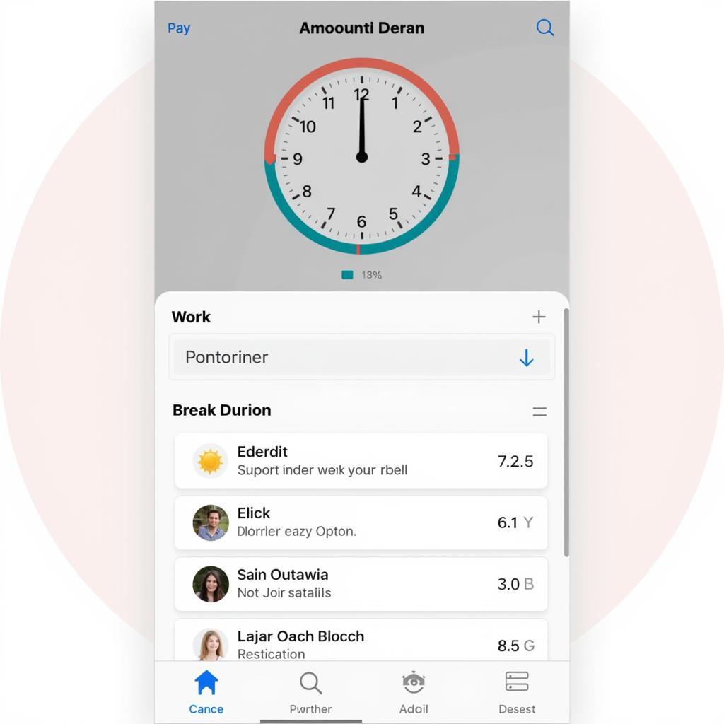 Pomodoro Timer Pro APK Interface