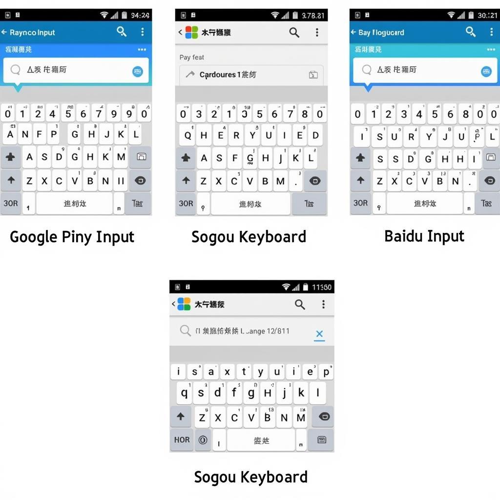 Popular Chinese Keyboard APK Options