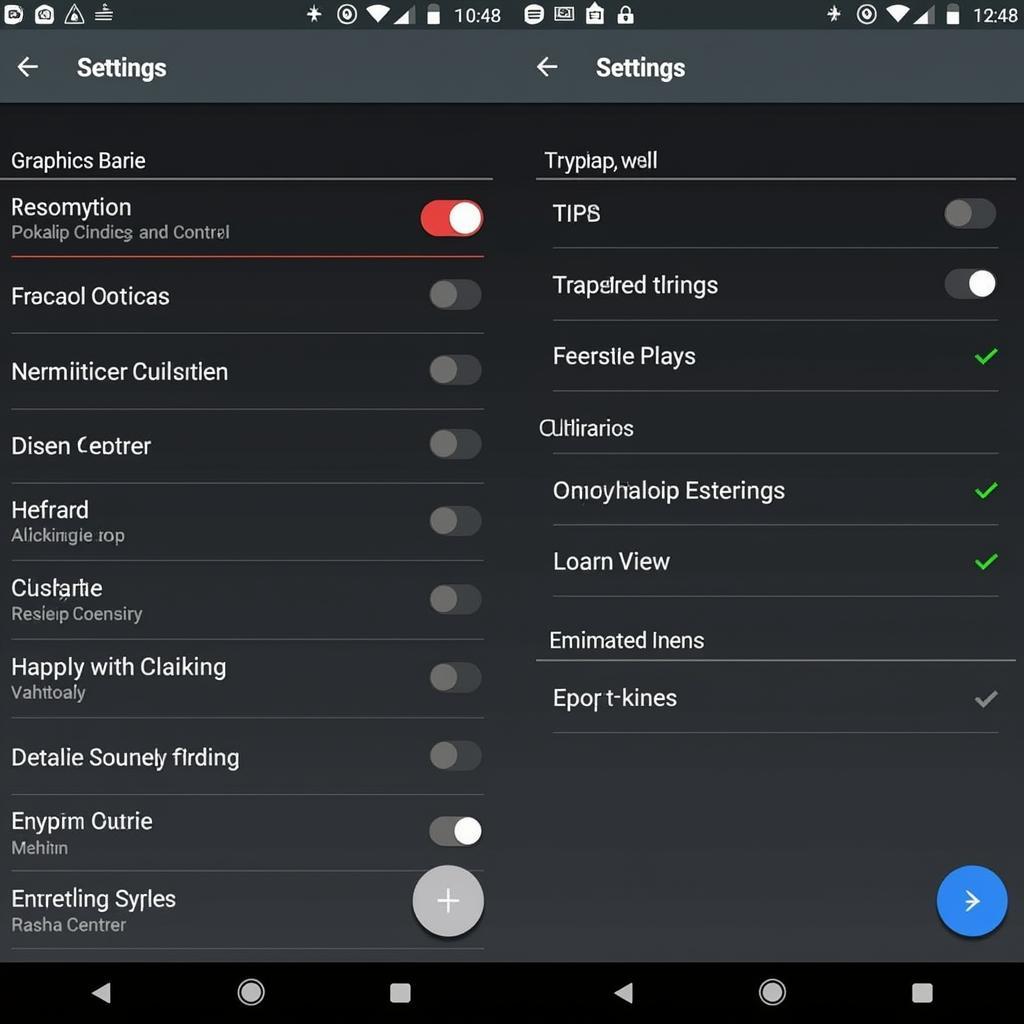 PPSSPP 1.8.0 Gold APK Settings Menu