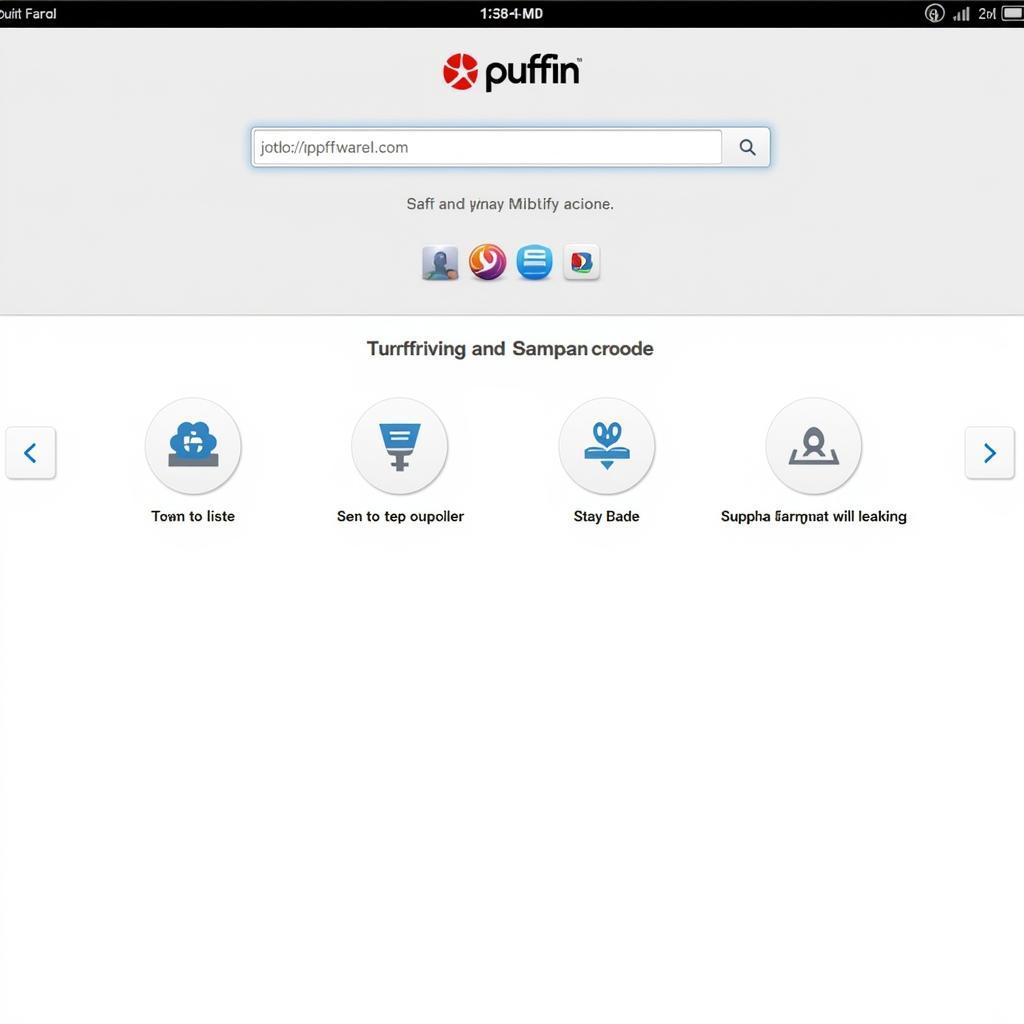 Puffin Browser Interface