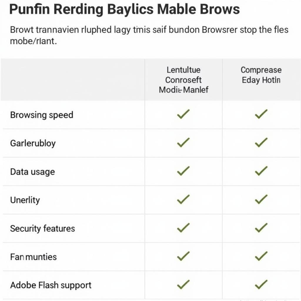 Puffin Browser Pro APK Compared to Other Browsers