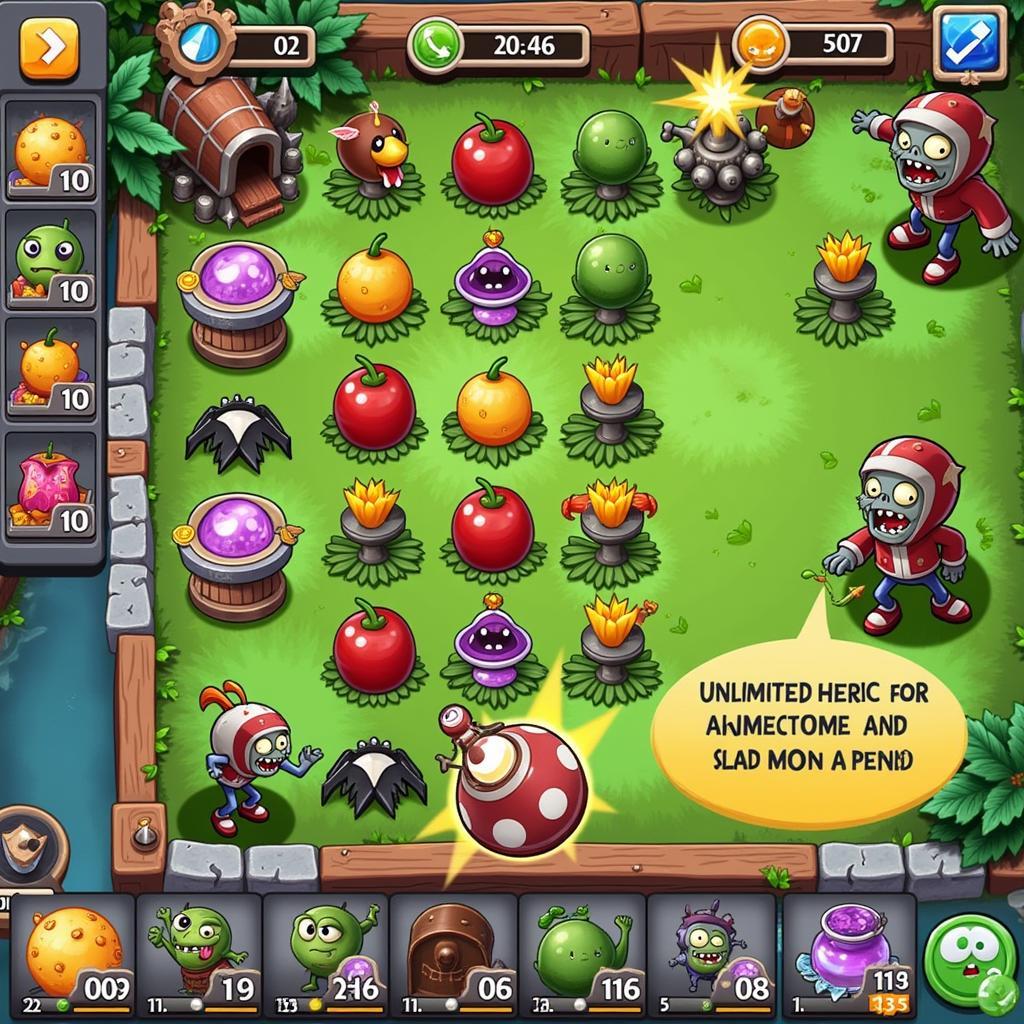 Plants vs Zombies Heroes Mod Apk Gameplay