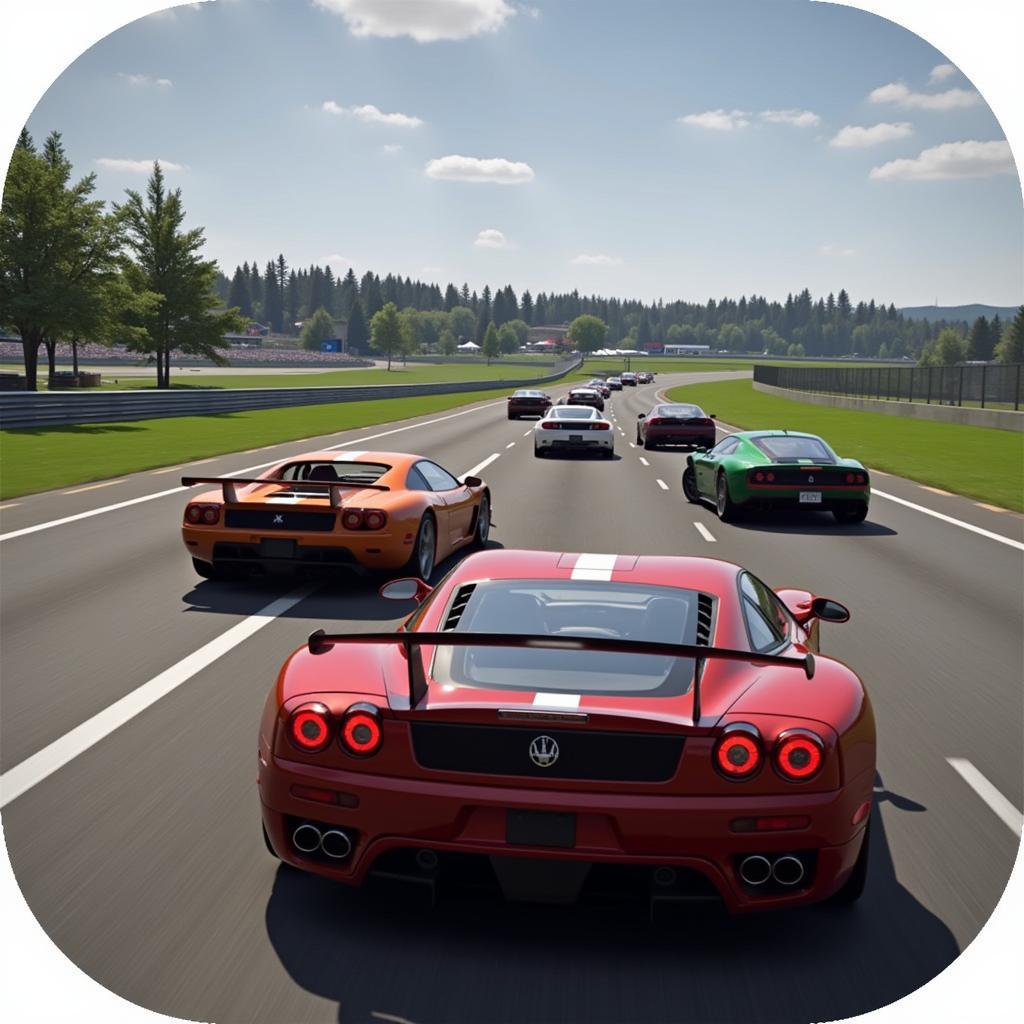 Real Racing 3 Mod APK Race View