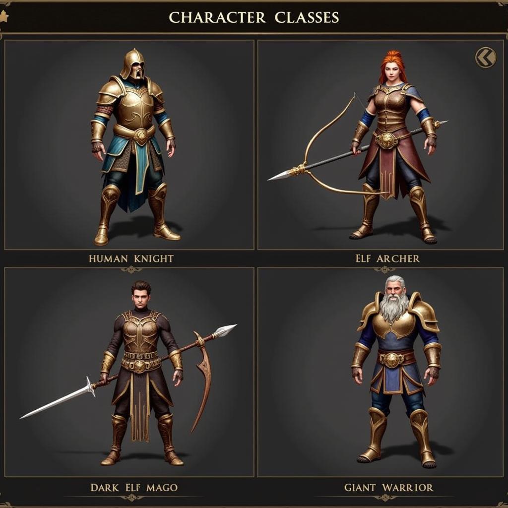 Rohan M APK Character Selection Screen