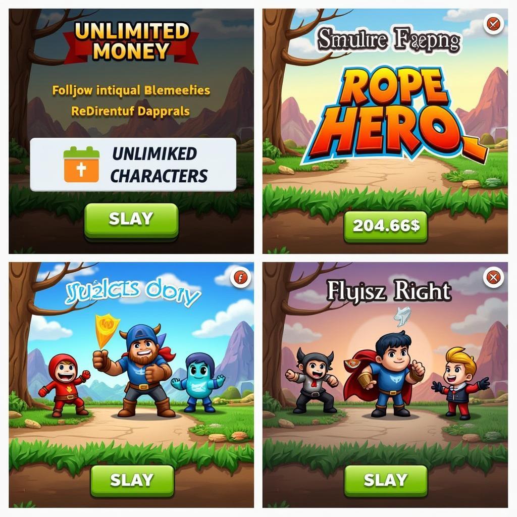 Rope Hero Mod Features