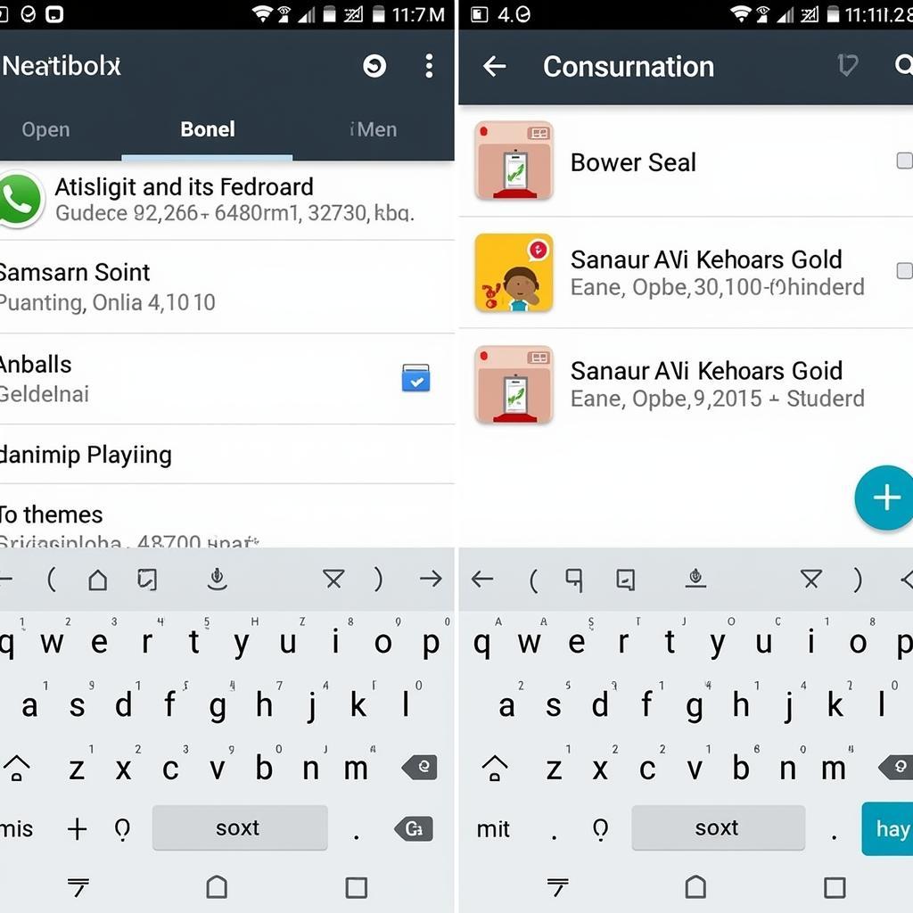 Samsung Keyboard APK Interface