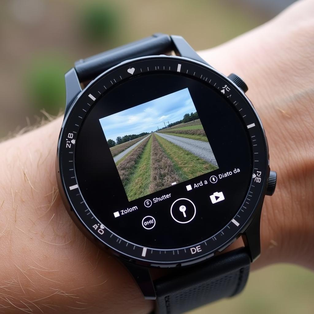 Samsung Watch with Camera Control App