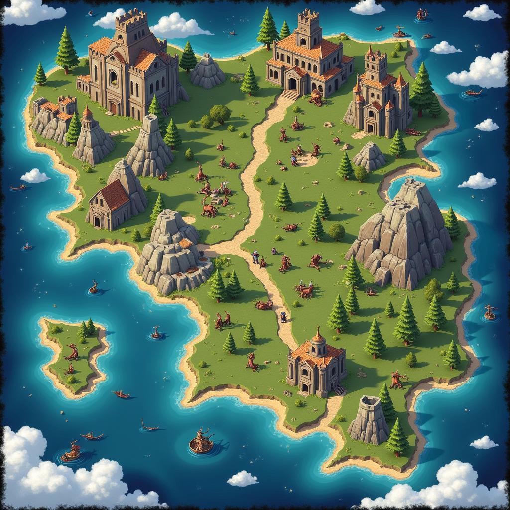 Seven Knights World Map Overview