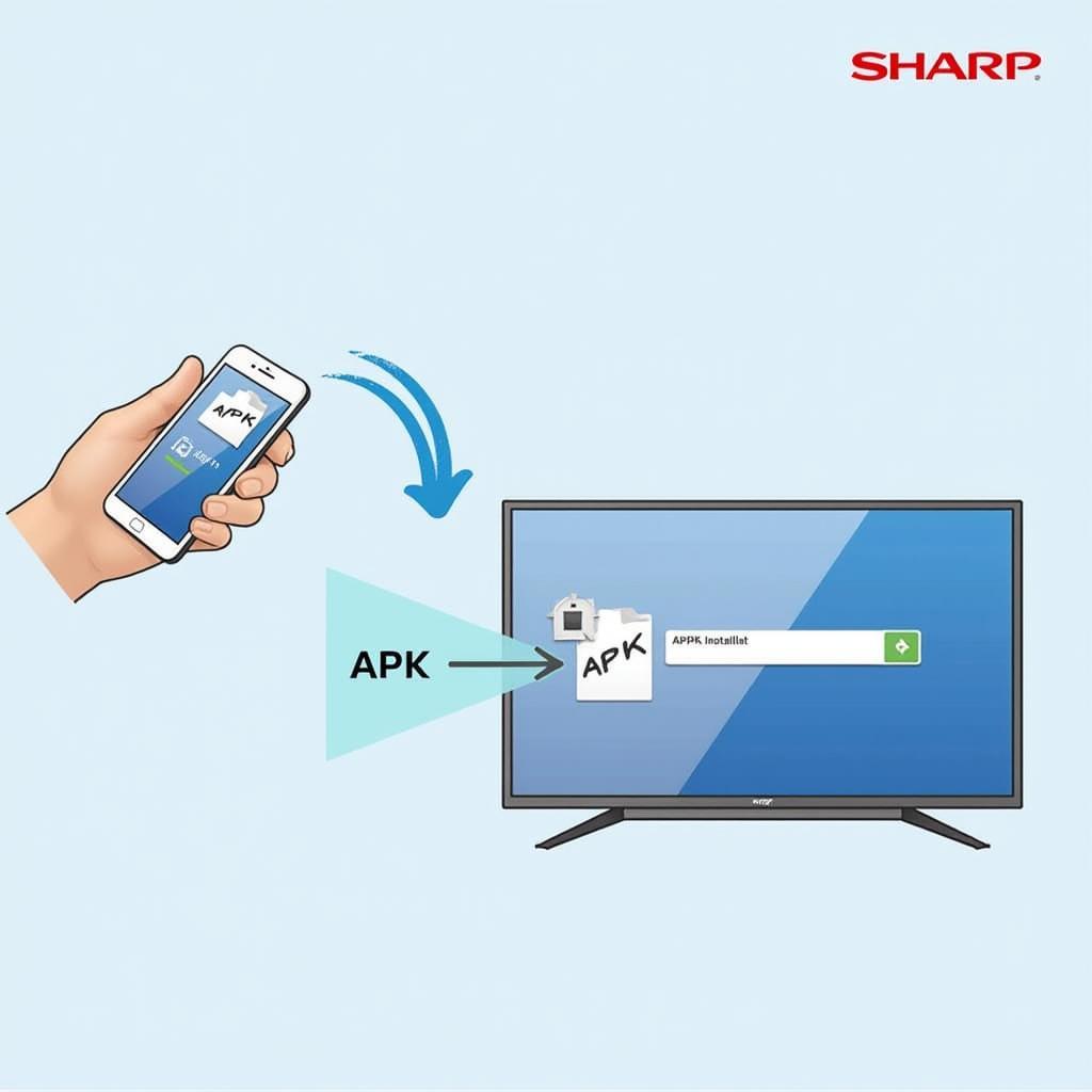 Installing APK on Sharp TV