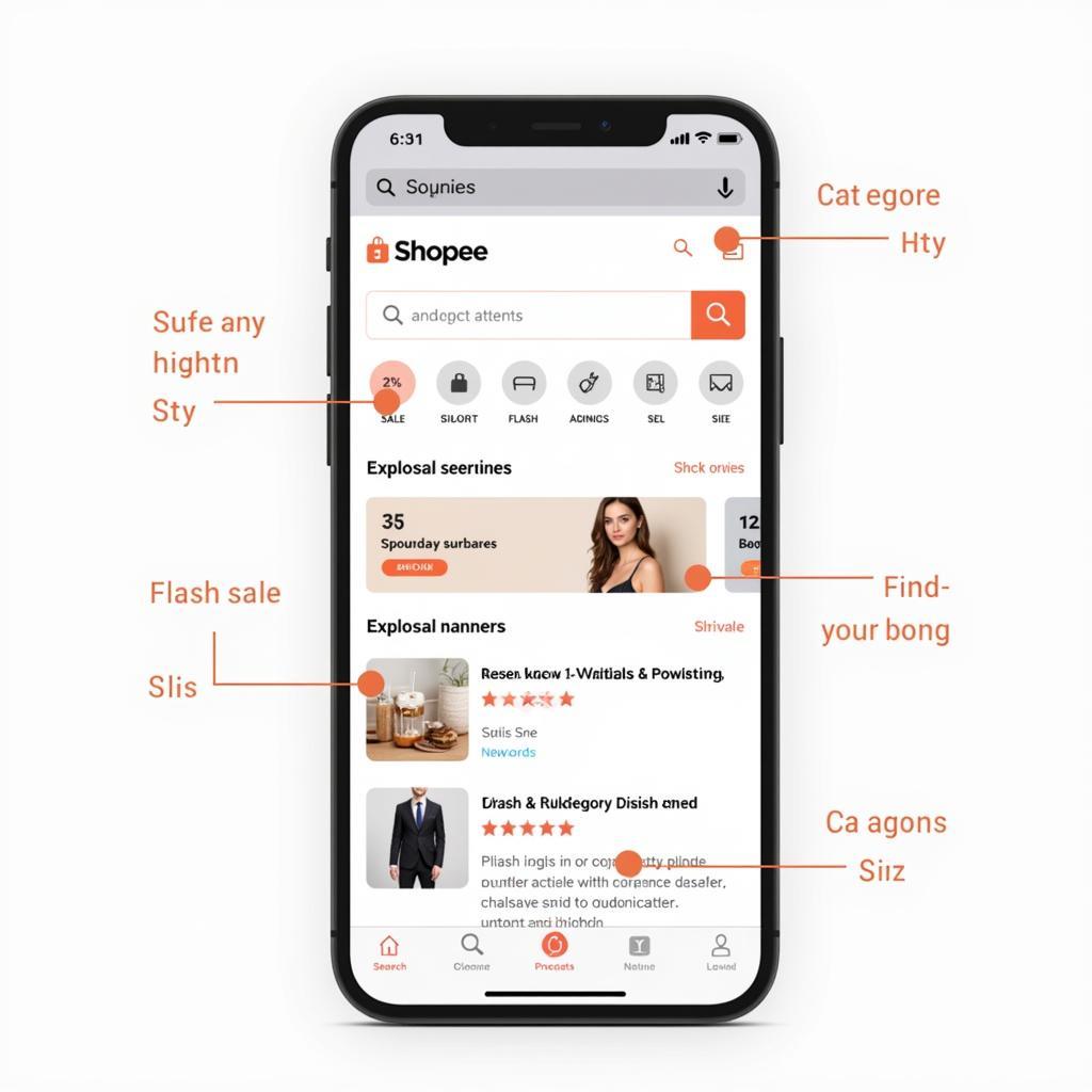 Navigating the Shopee App Homepage