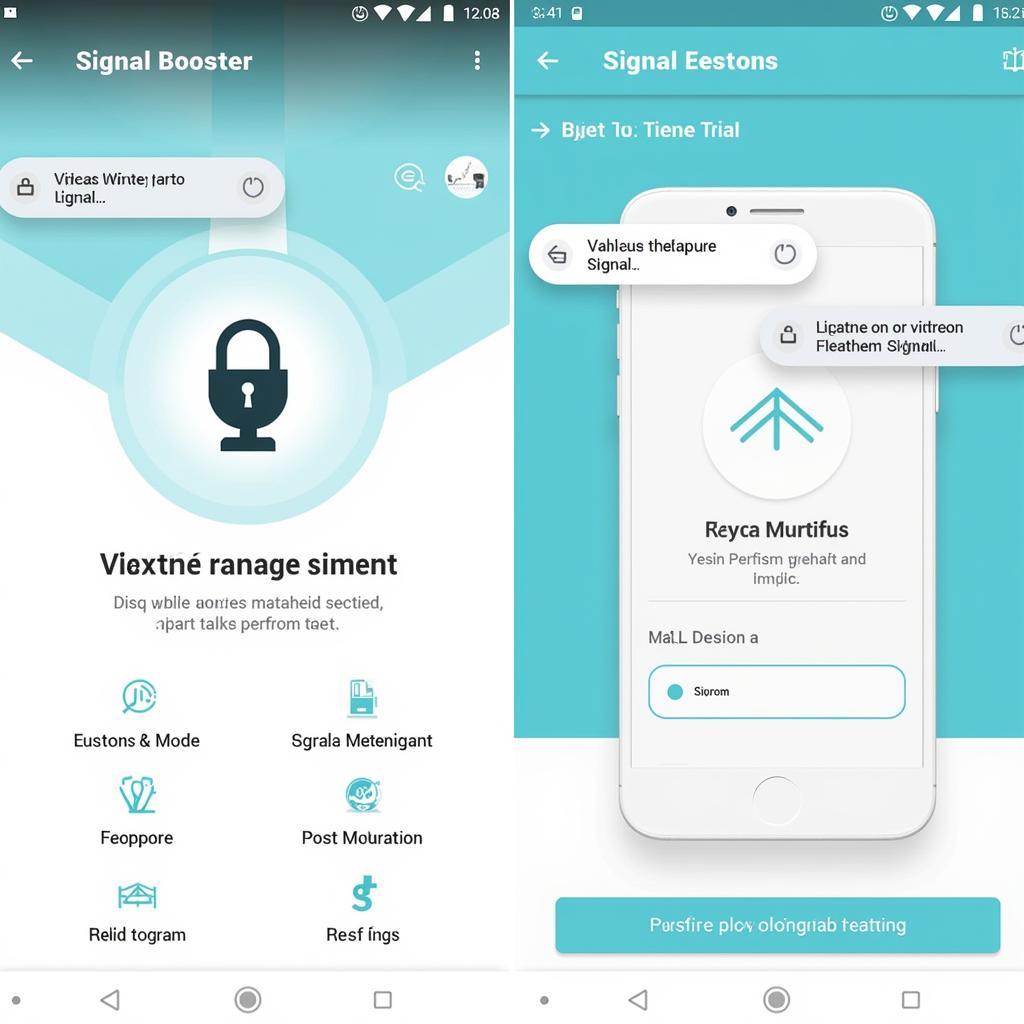 Signal Booster App Interface