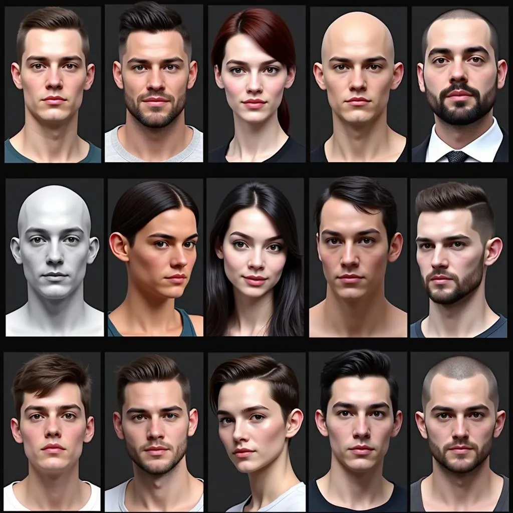 Skin Editor 3D APK Results: Impressive 3D skins created with the app