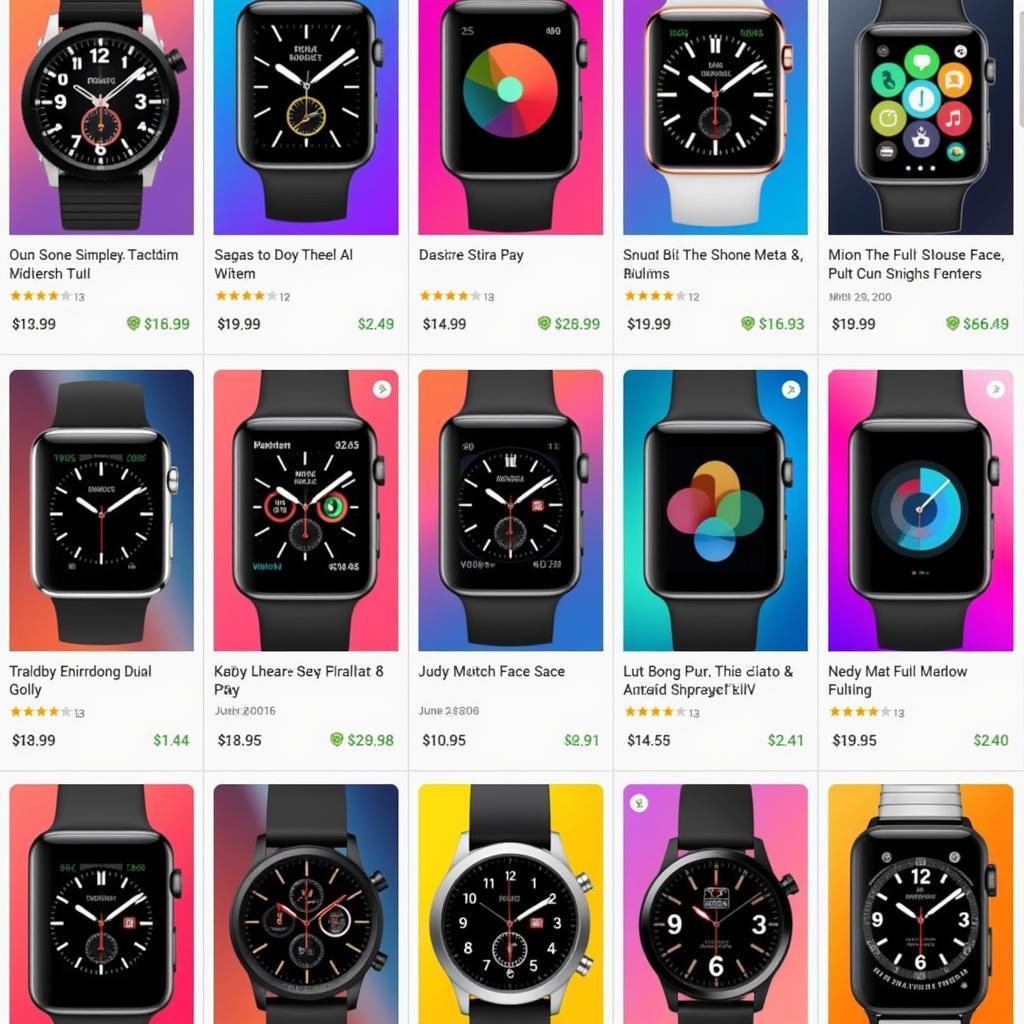 Variety of Smart Watch Face APKs