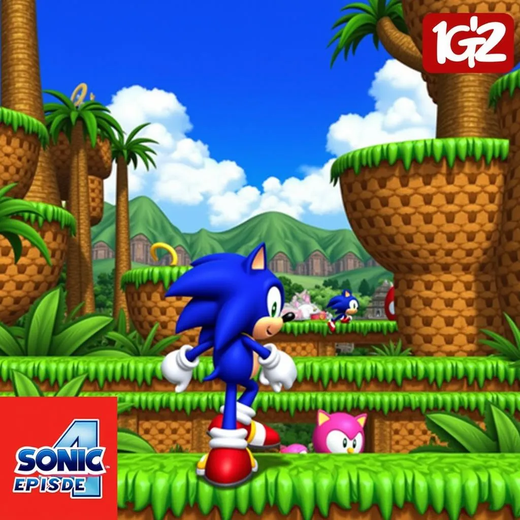 Playing Sonic 4 Episode 1 APK