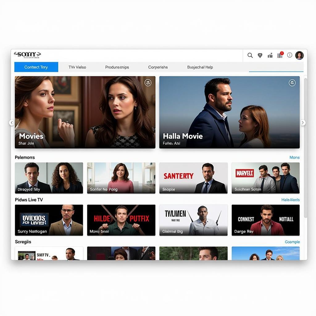 Sony Video & TV SideView Content Discovery