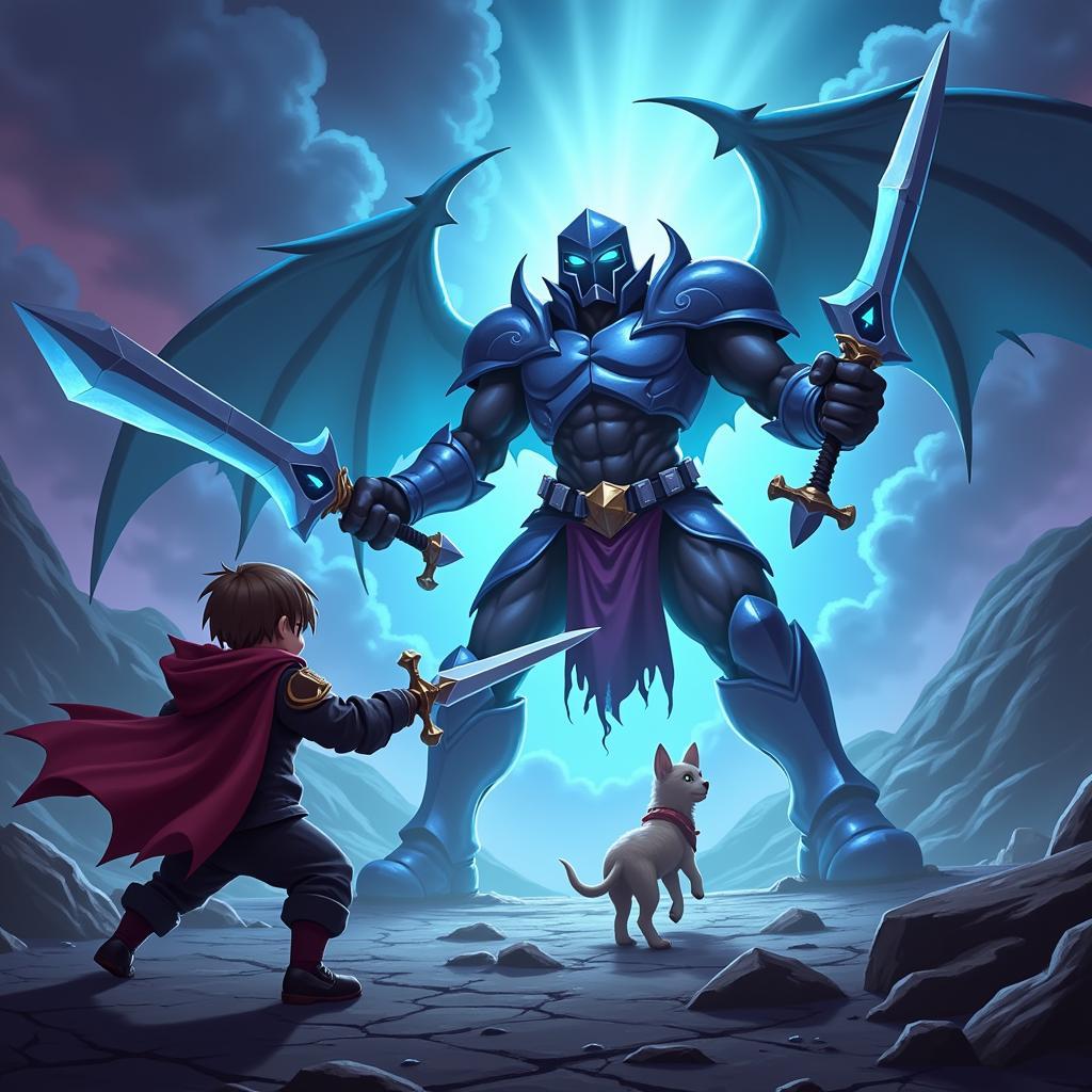 Intense Boss Fight in Soul Knight Mod APK