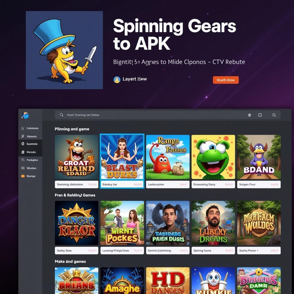 Spinning Gears APK Homepage