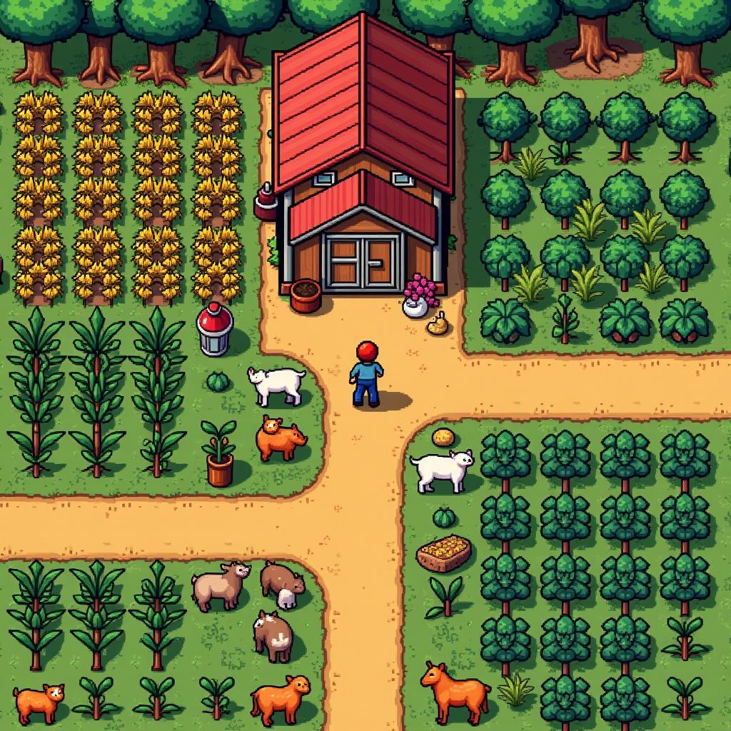 Relaxing Gameplay in Stardew Valley