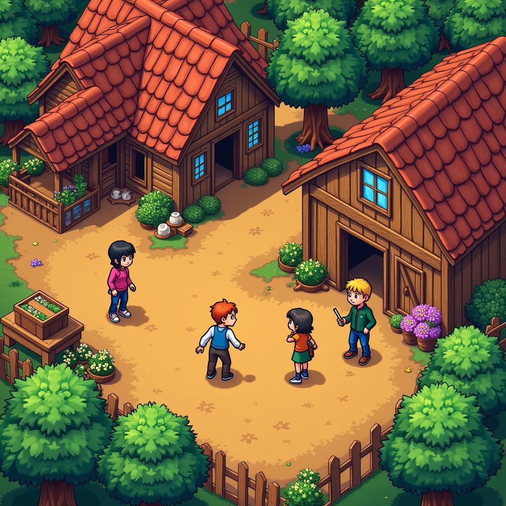 Building relationships in Stardew Valley