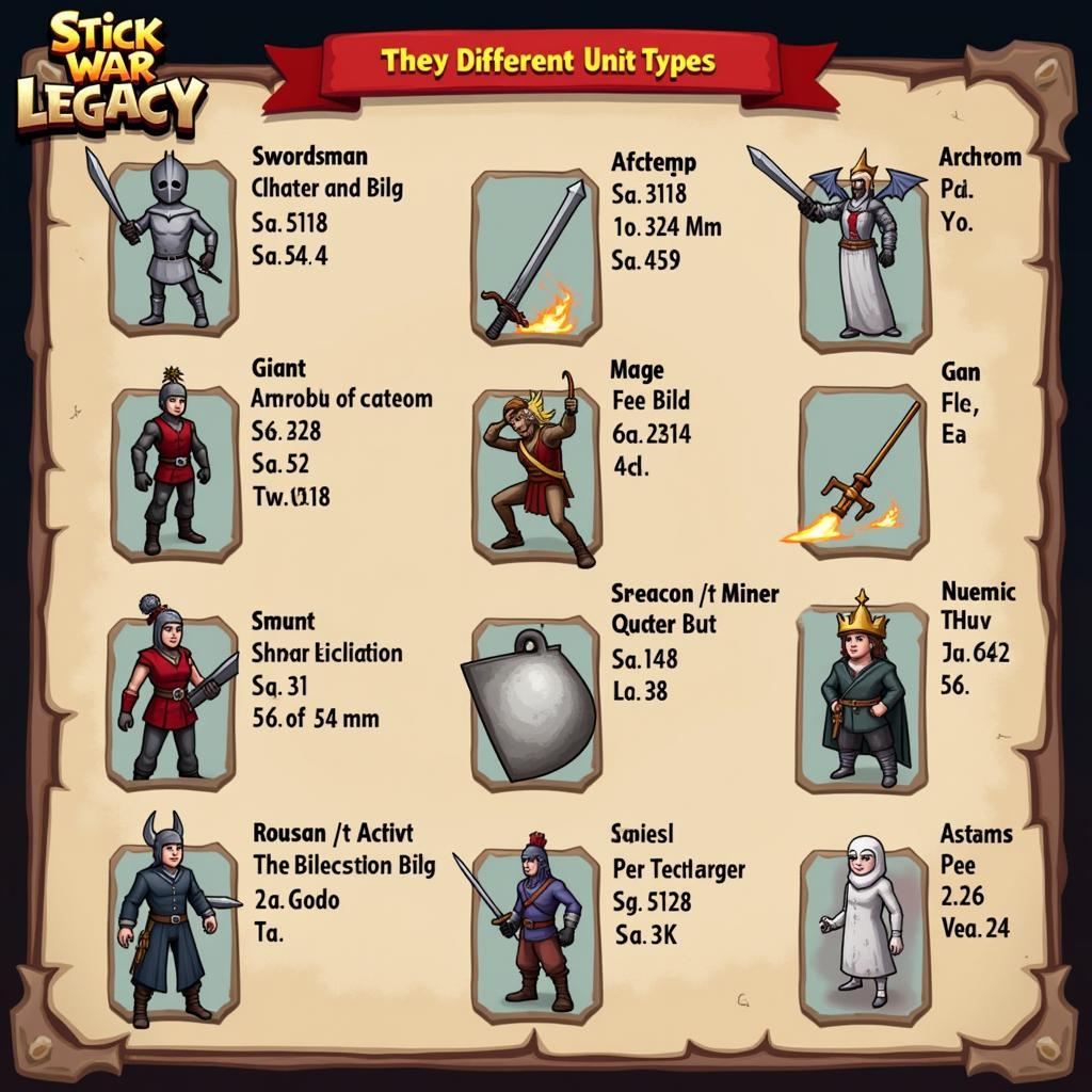 Stick War Legacy Mod APK Units Overview