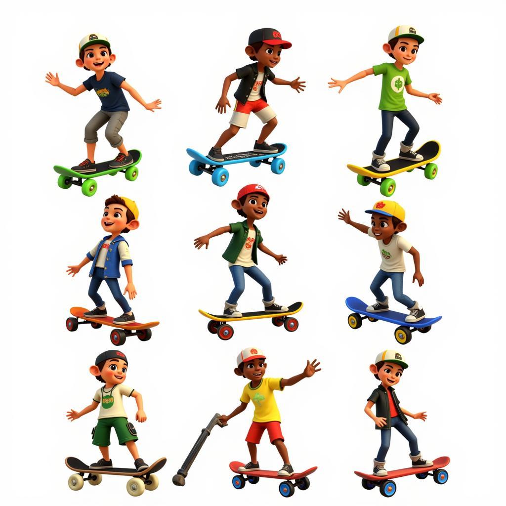 Subway Surfers Characters and Boards