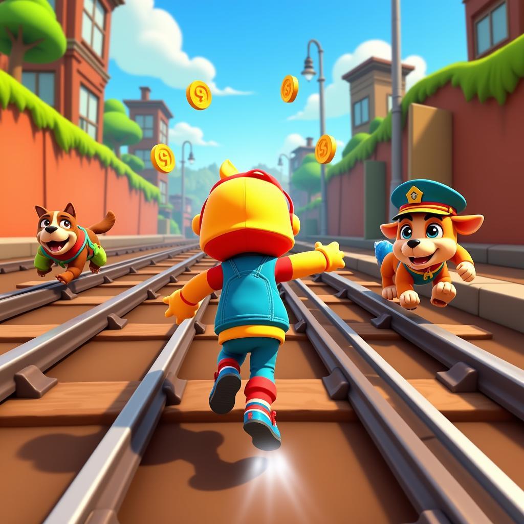 Subway Surfers Gameplay Screenshot