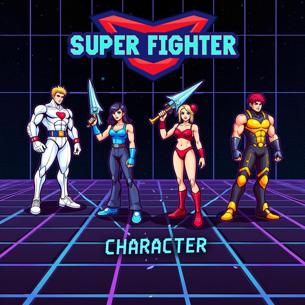 Super Fighter Character Selection Screen