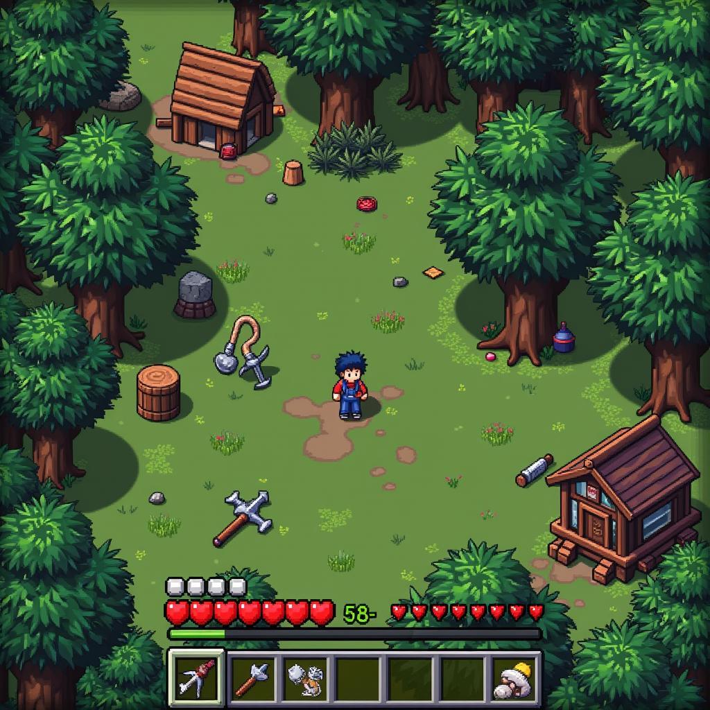 Survivalcraft gameplay screenshot