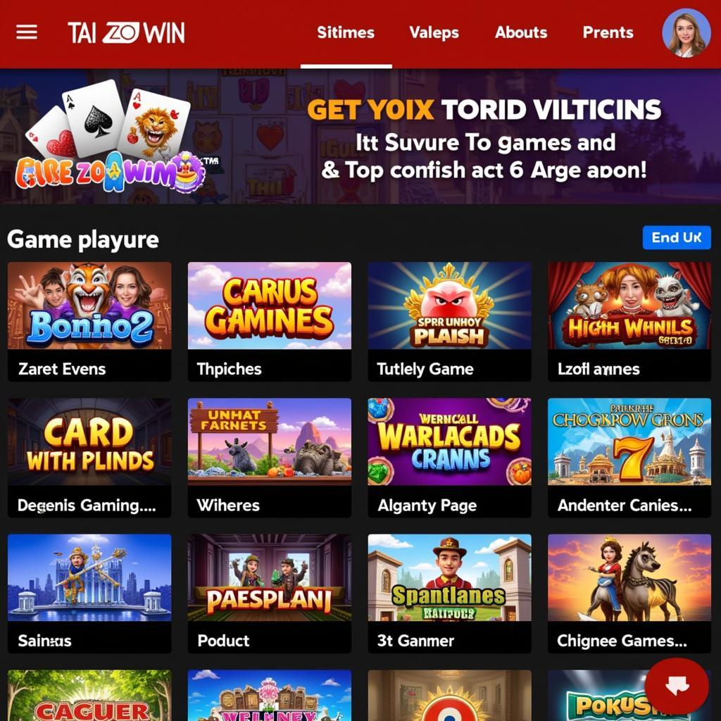 Tai Zo Win APK Game Selection