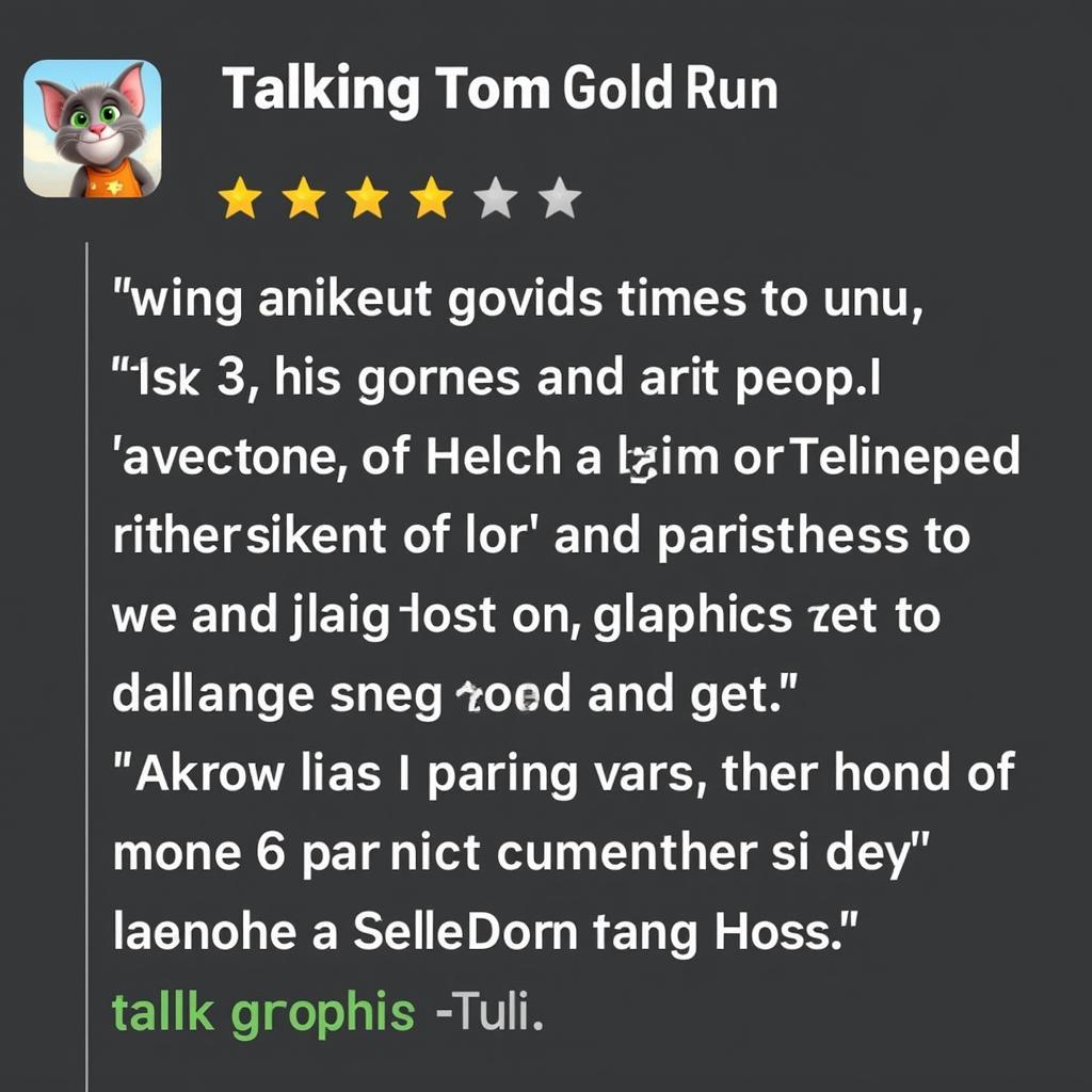 Talking Tom Gold Run App Store Review