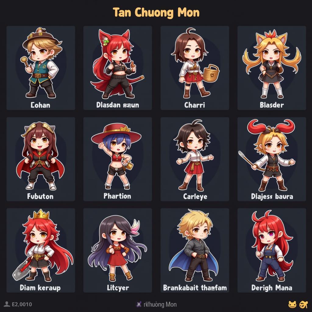 Tan Chuong Mon APK Character Selection