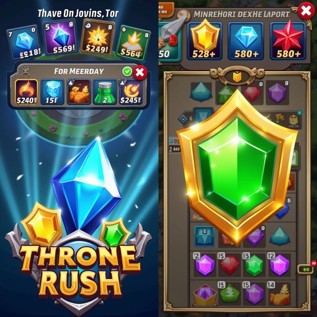 Throne Rush Mod APK Gameplay