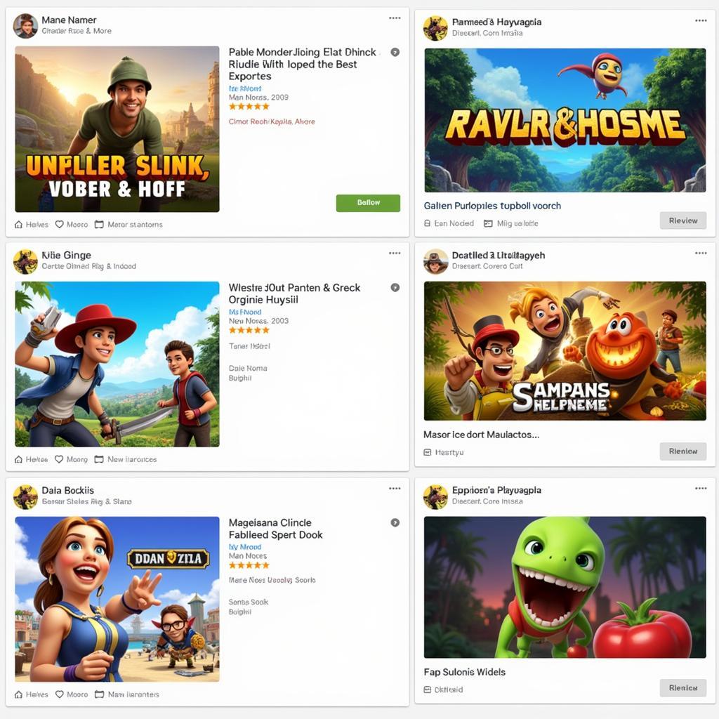 Collection of Top Rated Mobile Games