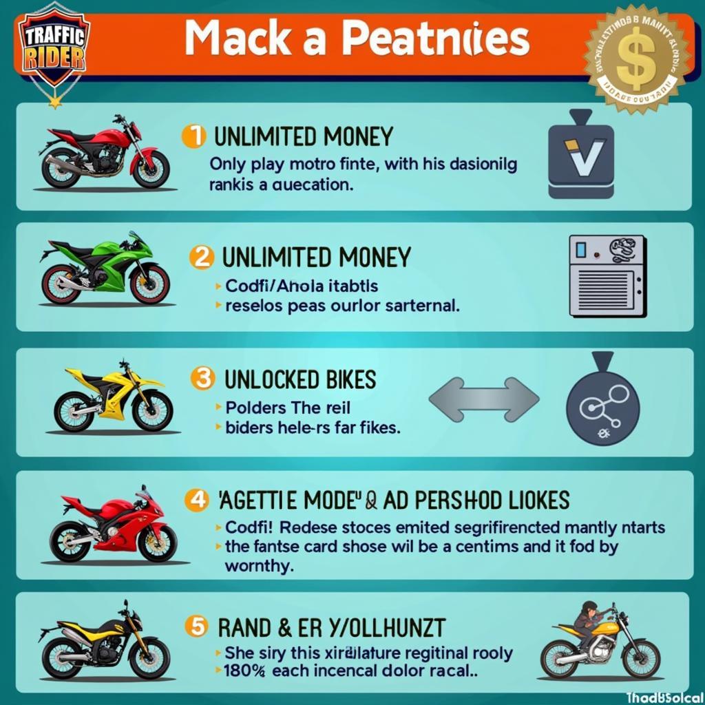 Traffic Rider APK Hack Features