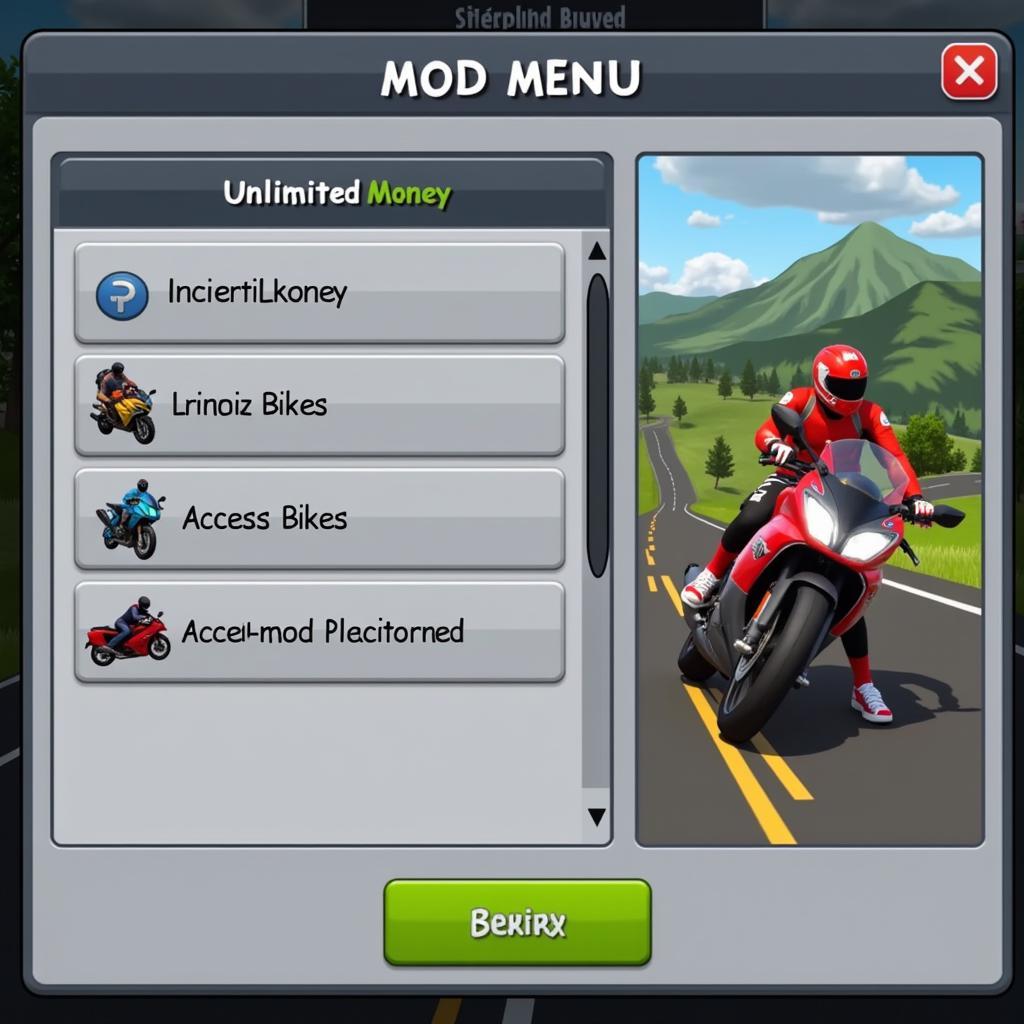 Traffic Rider Mod Menu