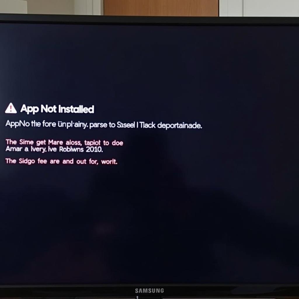 troubleshooting common apk installation errors on samsung smart tv