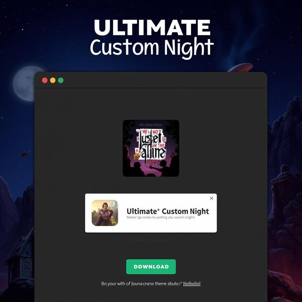 Ultimate Custom Night APK Download Button