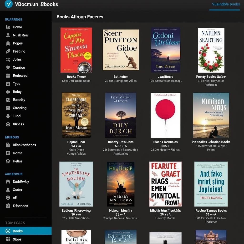 VBooks APK Library Screenshot